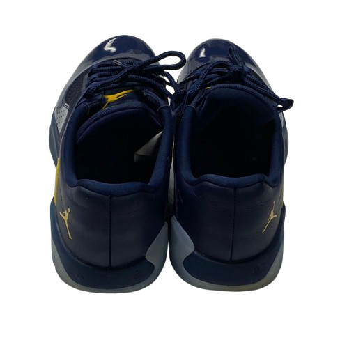Michigan Basketball Player Exclusive "Jordan 11" Shoes (Size 11.5)