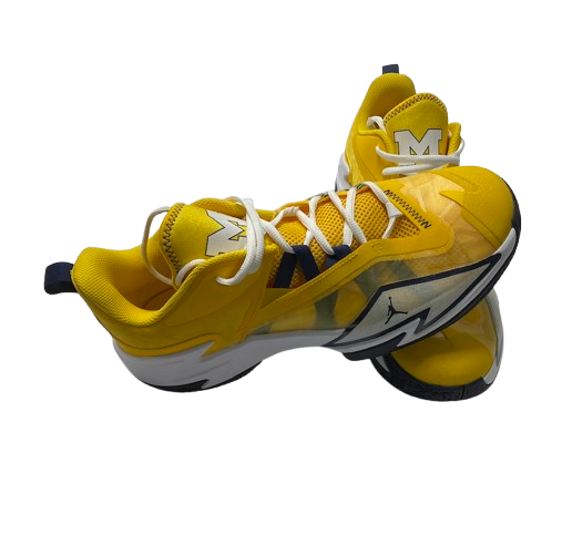 Michigan Basketball Player Exclusive "Jordan One Take 3 Westbrook" Shoes (Size 11.5)
