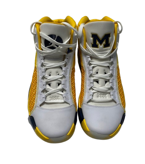 Michigan Basketball Player Exclusive "Jordan 38" Shoes (Size 11.5)