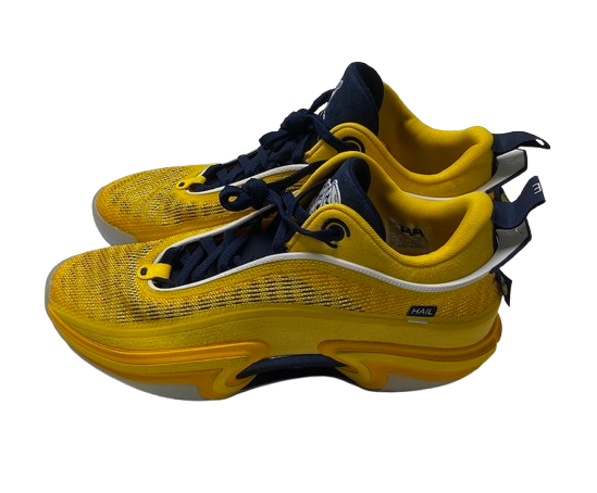 Michigan Basketball Player Exclusive "Jordan 36" Shoes (Size 11.5)