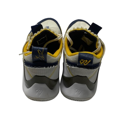 Michigan Basketball Player-Exclusive Jordan Why Not Zero.2 Shoes (Size 11.5)