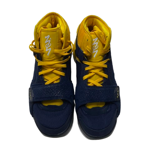 Michigan Basketball Player Exclusive "Zion 2" Jordan Shoes (Size 11.5)