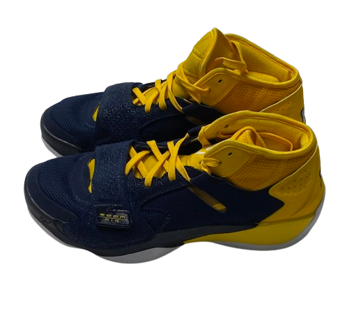Michigan Basketball Player Exclusive "Zion 2" Jordan Shoes (Size 11.5)