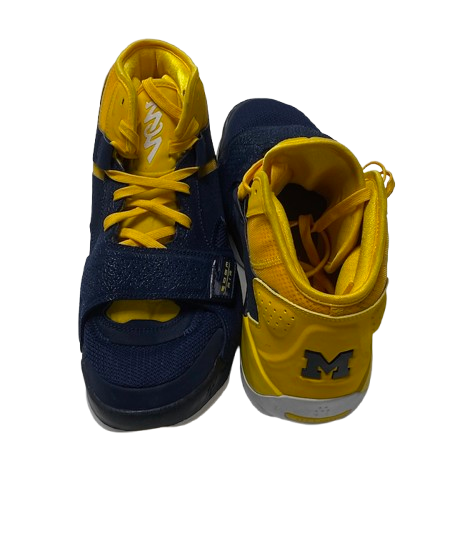 Michigan Basketball Player Exclusive "Zion 2" Jordan Shoes (Size 11.5)