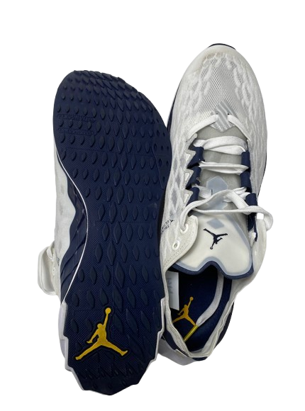 Michigan Basketball Player Exclusive Jordan Shoes (Size 11.5)