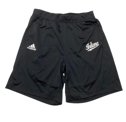 Jack Tuttle Indiana Football Team Issued Workout Shorts with Player Tag (Size L)