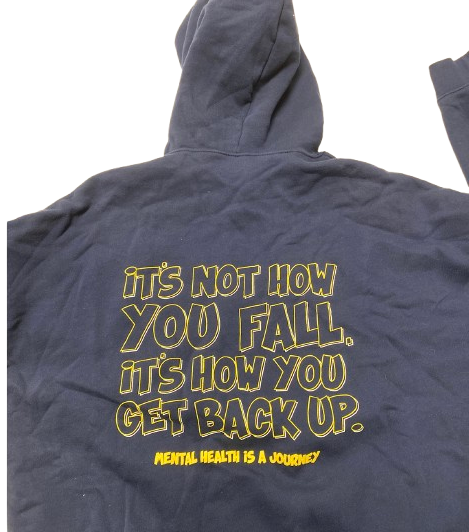 Jack Tuttle Michigan Football "SACK THE STIGMA" Sweatshirt (Size XL)