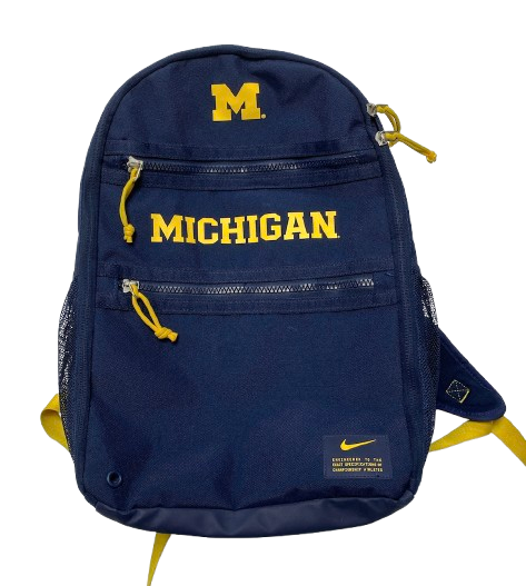 Jack Tuttle Michigan Football Team Issued Travel Backpack