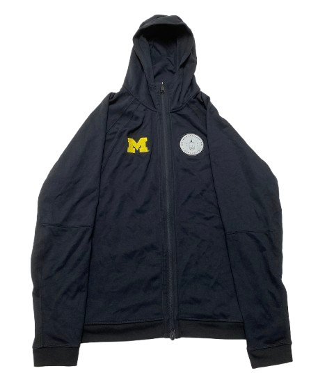 Jace Howard Michigan Basketball Player Exclusive 2022 JUMPMAN INVITATIONAL *INAUGURAL TOURNAMENT* RARE Jacket (Size XL)