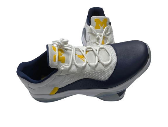 Jace Howard Michigan Basketball Player Exclusive Jordan Shoes (Size 14)