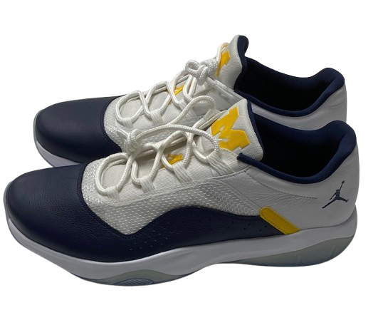 Jace Howard Michigan Basketball Player Exclusive Jordan Shoes (Size 14)