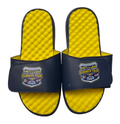 Cameron Williams Michigan Basketball Player Exclusive "2023 Summer Tour" Slides (Size Men&