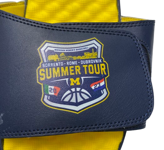 Cameron Williams Michigan Basketball Player Exclusive "2023 Summer Tour" Slides (Size Men&