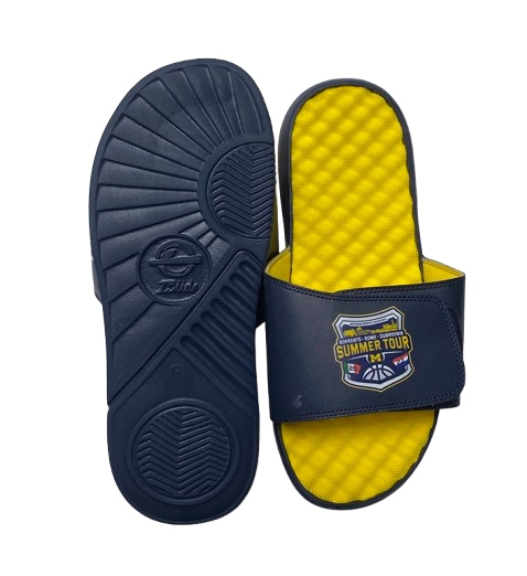 Cameron Williams Michigan Basketball Player Exclusive "2023 Summer Tour" Slides (Size Men&