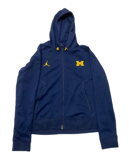 Cameron Williams Michigan Basketball Team Issued Jacket (Size L)