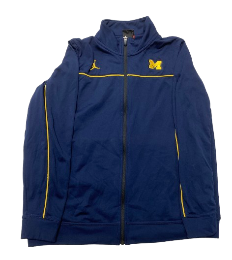 Cameron Williams Michigan Basketball Team Issued Jacket (Size XLT)