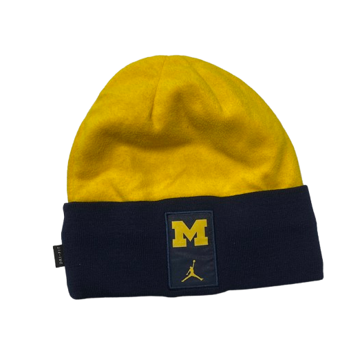 Jace Howard Michigan Basketball Team Issued Beanie Hat