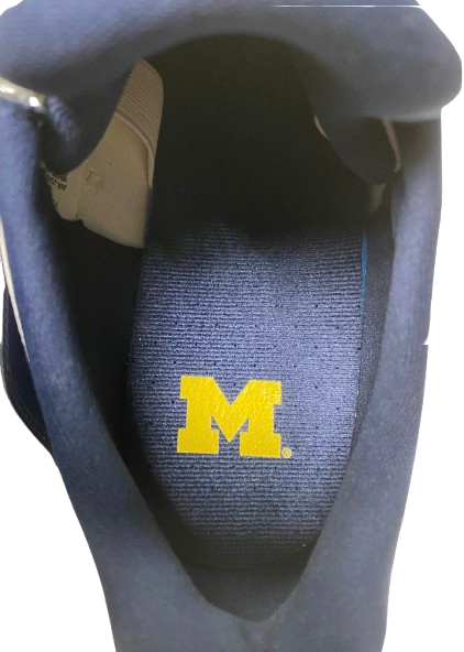 Jace Howard Michigan Basketball Player Exclusive Jordan Shoes (Size 14)