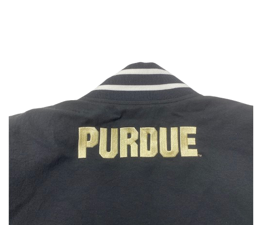 DJ Wingfield Purdue Football Team Issued Premium Jacket (Size 3XL)