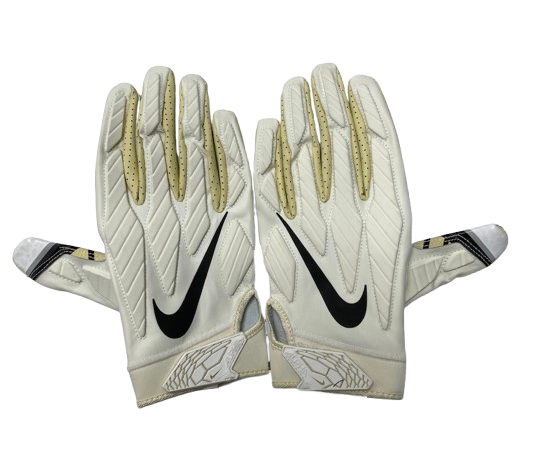 DJ Wingfield Purdue Football Player Exclusive Gloves (Size XXL)
