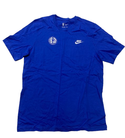 Joe Wieskamp Dallas Mavericks Team Issued Workout Shirt (Size LT)
