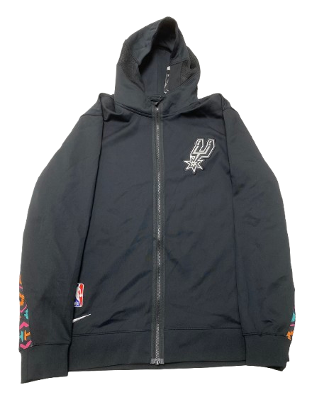 Joe Wieskamp San Antonio Spurs Player Exclusive Pre-Game Warm-Up Jacket (Size L)