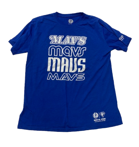 Joe Wieskamp Dallas Mavericks Team Issued T-Shirt - 4/10/22 Special Edition (Size XL)