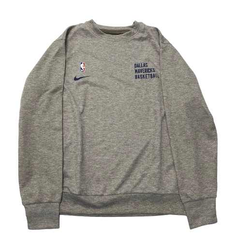 Joe Wieskamp Dallas Mavericks Team Issued Crewneck Sweatshirt (Size LT)