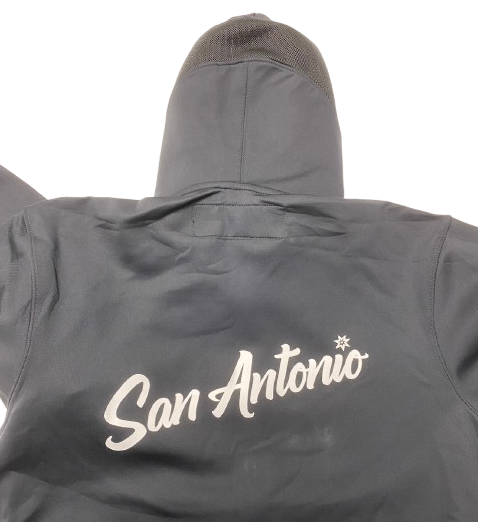 Joe Wieskamp San Antonio Spurs Player Exclusive Pre-Game Warm-Up Jacket (Size LT)
