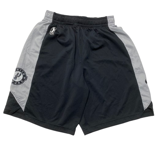 Joe Wieskamp Austin Spurs Player Exclusive Practice Shorts (Size L)