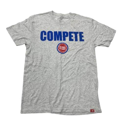 Joe Wieskamp Detroit Pistons Team Issued Workout Shirt (Size L)