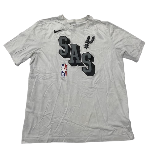 Joe Wieskamp San Antonio Spurs Team Issued Workout Shirt (Size LT)