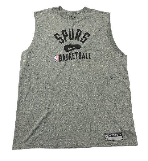 Joe Wieskamp San Antonio Spurs Player Exclusive Workout Tank (Size XXLT)