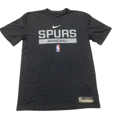 Joe Wieskamp San Antonio Spurs Team Issued Workout Shirt (Size LT)