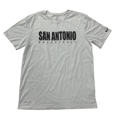 Joe Wieskamp San Antonio Spurs Team Issued Workout Shirt (Size M)