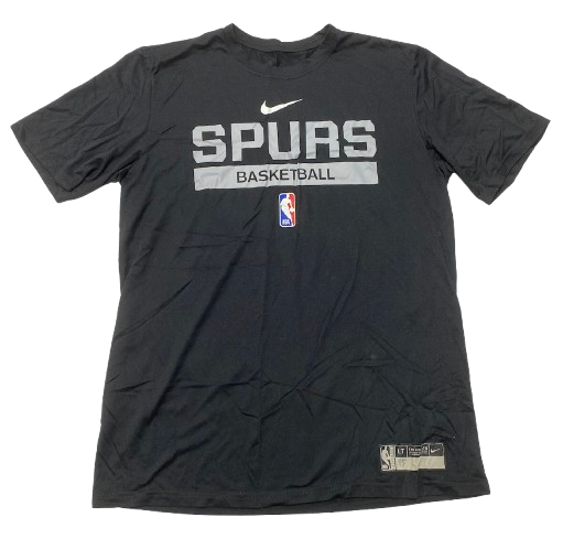 Joe Wieskamp San Antonio Spurs Team Issued Workout Shirt (Size LT)