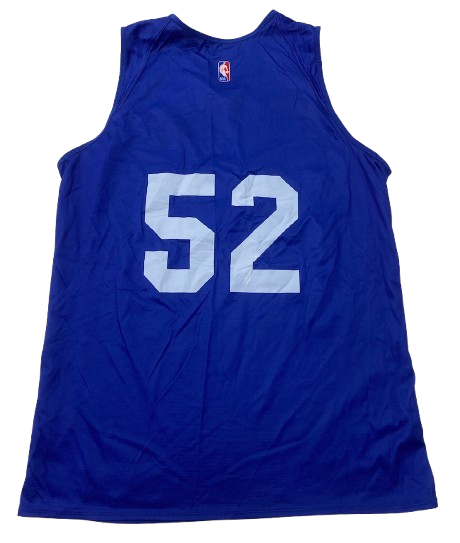 Joe Wieskamp Detroit Pistons Player Exclusive Reversible Practice Jersey (Size LT)