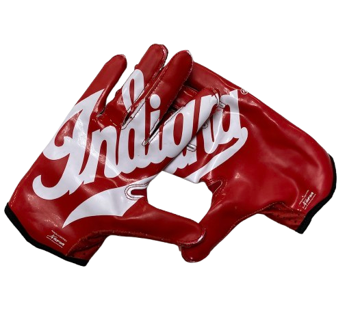 Justice Ellison Indiana Football Player Exclusive Gloves (Size L)