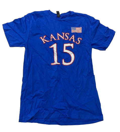 Kevin McCullar Jr. Kansas Basketball Jersey T-Shirt (Size M)