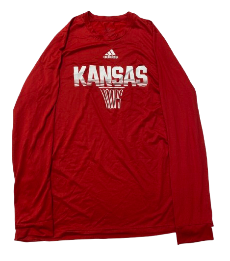 Kevin McCullar Jr. Kansas Basketball Player Exclusive Long Sleeve Shirt (Size XLT)