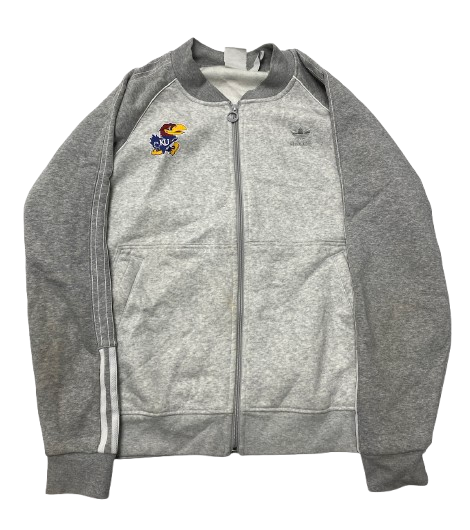 Kevin McCullar Jr. Kansas Basketball Team Issued Jacket (Size L)