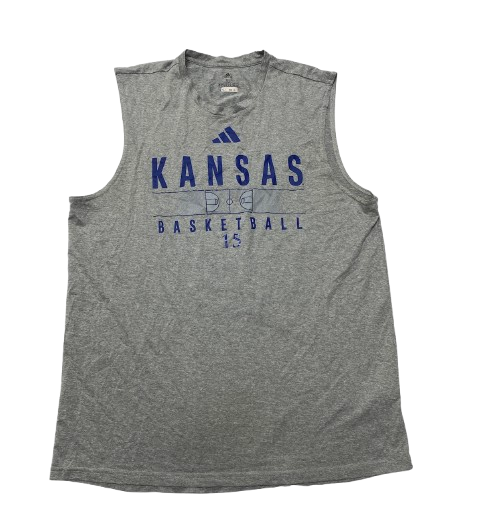 Kevin McCullar Jr. Kansas Basketball Player Exclusive Workout Tank with 