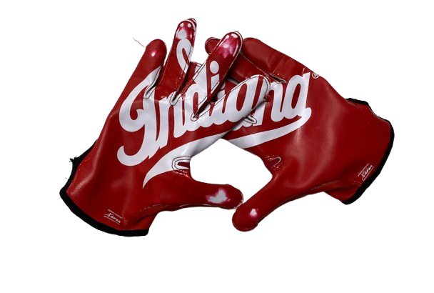 Shawn Asbury Indiana Football Player Exclusive Gloves (Size L)