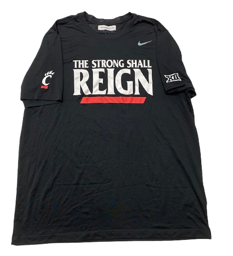 Darian Varner Cincinnati Football Player Exclusive "EAT" Workout Shirt (Size XL)