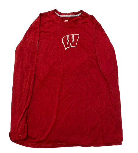 Darian Varner Wisconsin Football Team Issued Long Sleeve Shirt (Size L)