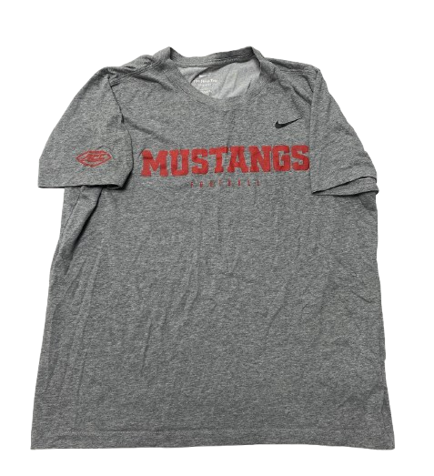 Jonathan McGill SMU Football Team Issued Workout Shirt (Size L)