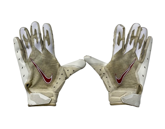 Jonathan McGill Stanford Football Player Exclusive Gloves (Size L)