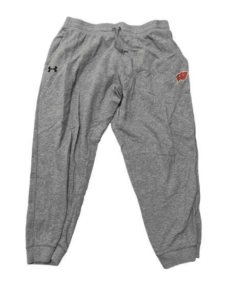 Darian Varner Wisconsin Football Team Issued Sweatpants (Size XXL)