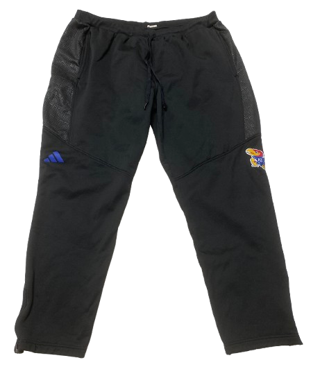 Dylan Downing Kansas Football Team Issued Sweatpants (Size XXL)