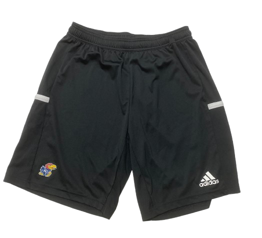 Dylan Downing Kansas Football Team Issued Workout Shorts (Size L)